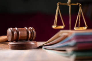 Court case illustration