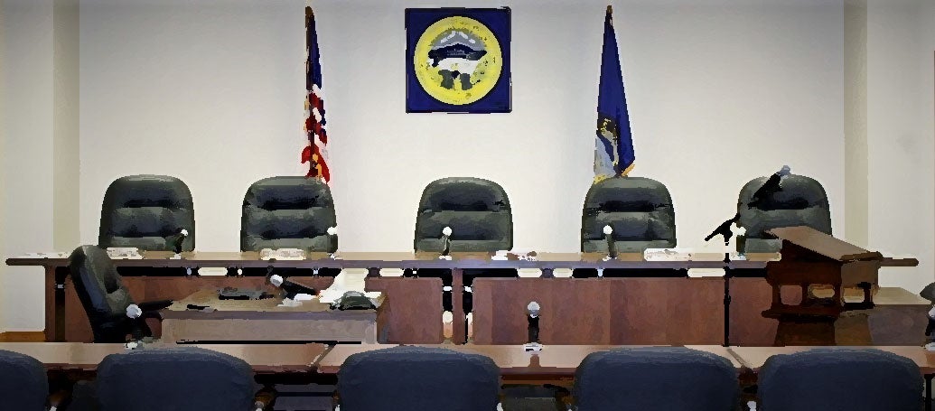 Commission hearing room